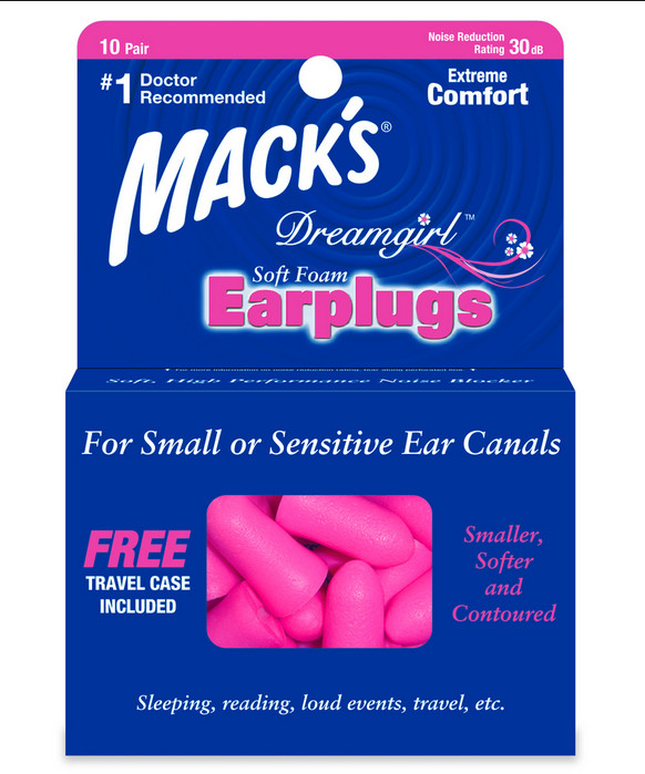 Macks Dreamgirl - Pack com 10 pares + Case (Protetores Auriculares)