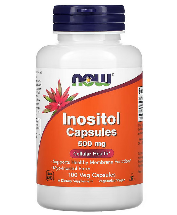 Inositol 500mg ( 100 Cápsulas ) Now Foods (Suplementos)