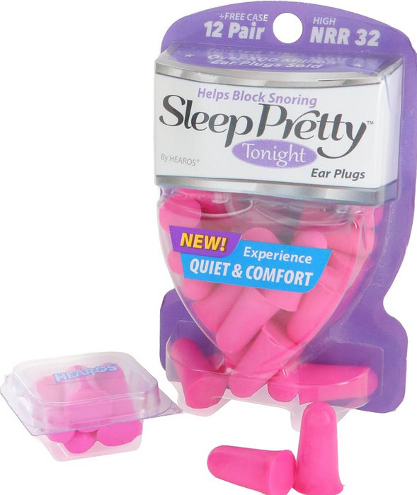 Sleep Pretty in Pink (14 pares) - Protetor Auricular para Mulheres - 32Dbs