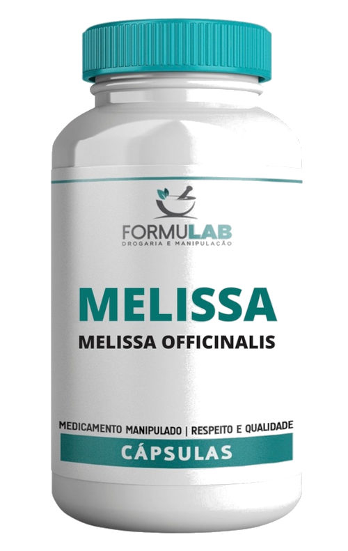 Melissa 250mg - 120 Cápsulas - Erva Cidreira